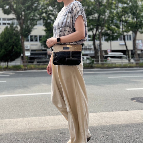 デニムリメイクサコッシュ 3種 サコッシュ Re.m 通販 18204190｜Creema