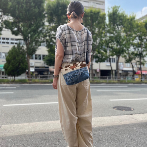 デニムリメイクサコッシュ 3種 サコッシュ Re.m 通販 18204190｜Creema