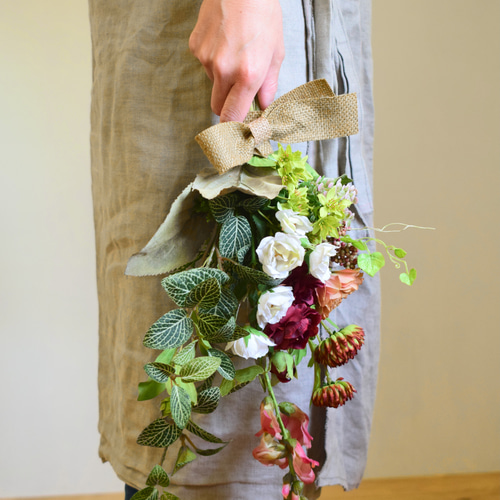 アーティシャルフラワー ブーケ アーティフィシャルフラワーで Wedding bouquet #アーティシャル