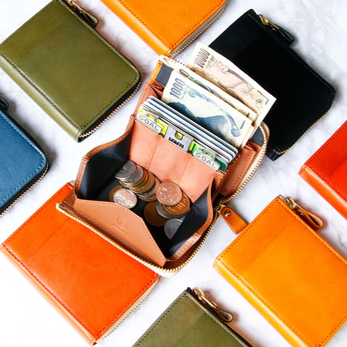 SATTO L】小さいのにお札が折れない！Lファス型最小に挑む栃木レザー