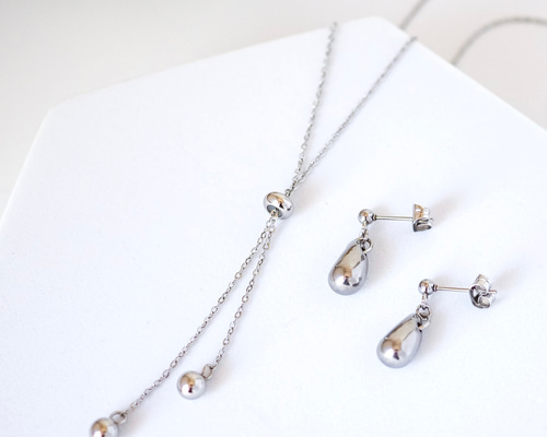 シルバー製ネックレスとイヤリングセット シルバー製ネックレスとイヤリングセット 楽天市場】シルバー