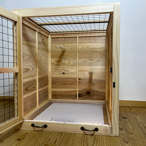 木製インコケージ鳥かご小動物ケージ afd7691b7bd9ecd36bfb6ef089ae86