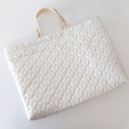 ハート レッスンバッグ ヌビ ハートキルティング レッスンバッグ