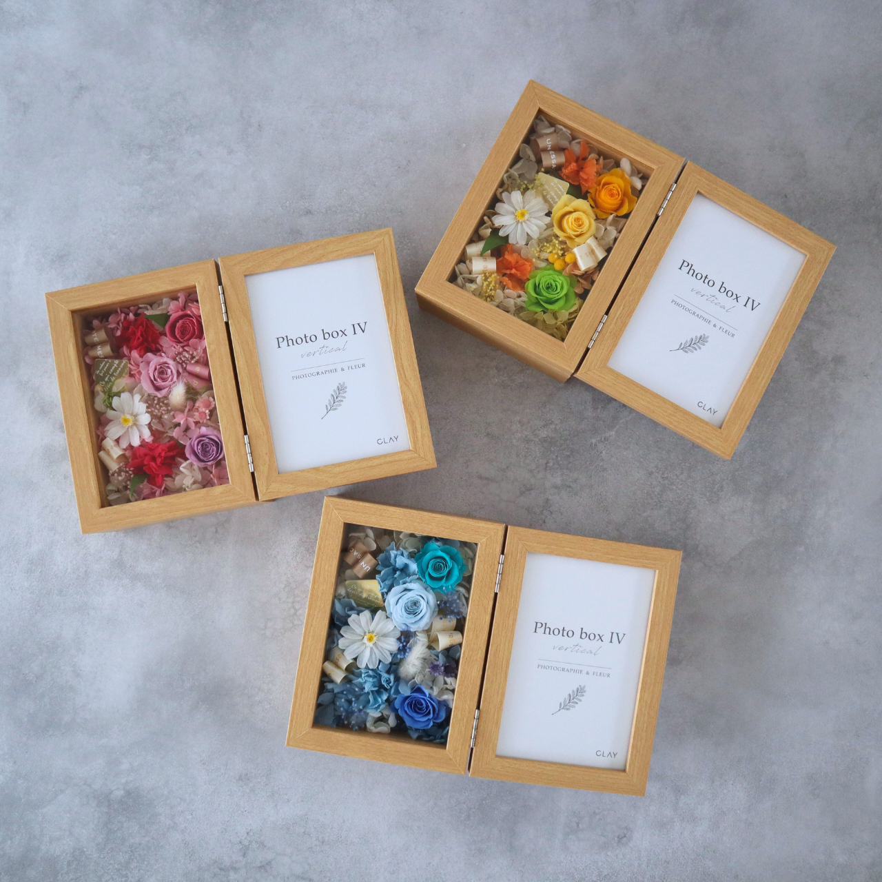 gradation-photo frame-（全3色）フォトフレーム　長寿祝　結婚　記念日　新築　内祝　出産　送別用