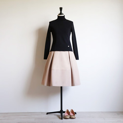 【3サイズから選べる◎】タートルネック ストレッチプルオーバー【ブラック】 9枚目の画像