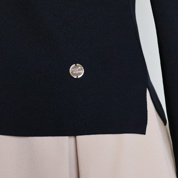 【3サイズから選べる◎】タートルネック ストレッチプルオーバー【ブラック】 7枚目の画像