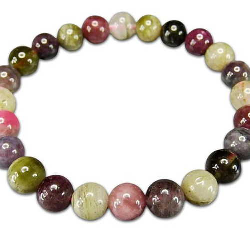 トルマリンブレスレット約7mm天然石健康の宝石ストレス解消  