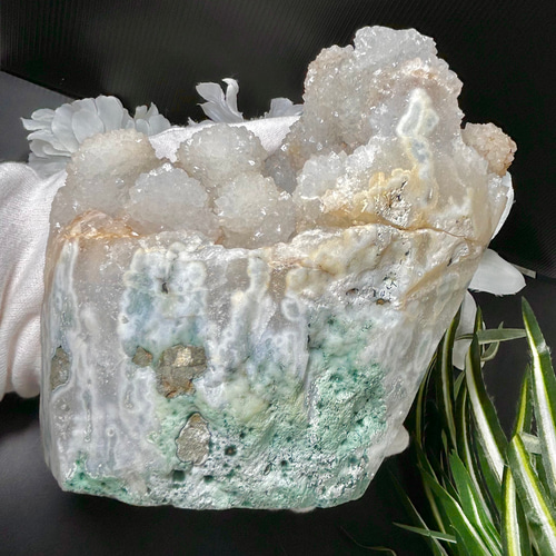 1576g カクタスクォーツ（サボテン水晶）原石 クラスター 特大