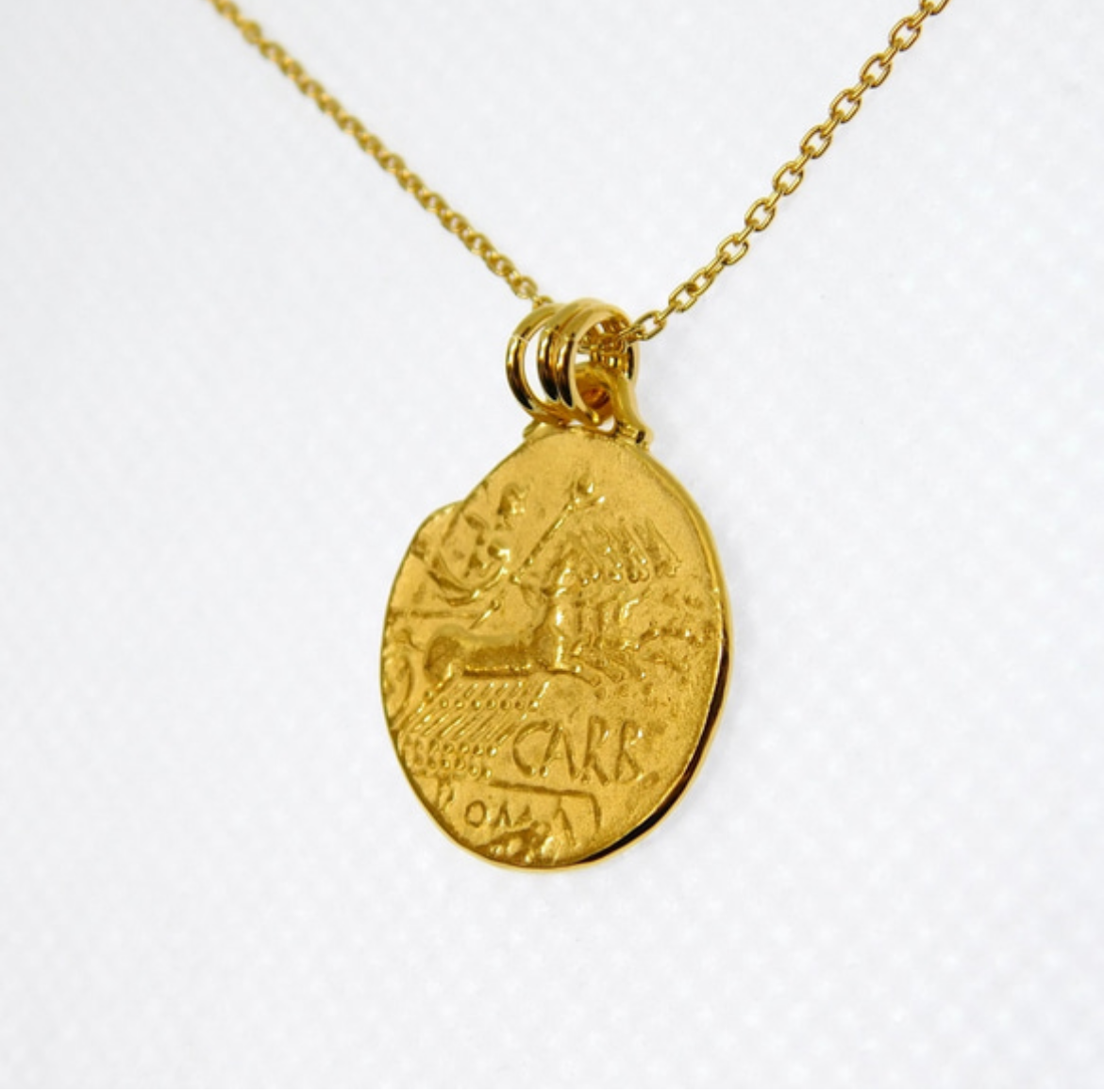 チャリオットのコインネックレス（両面タイプ・金色 or 銀色）