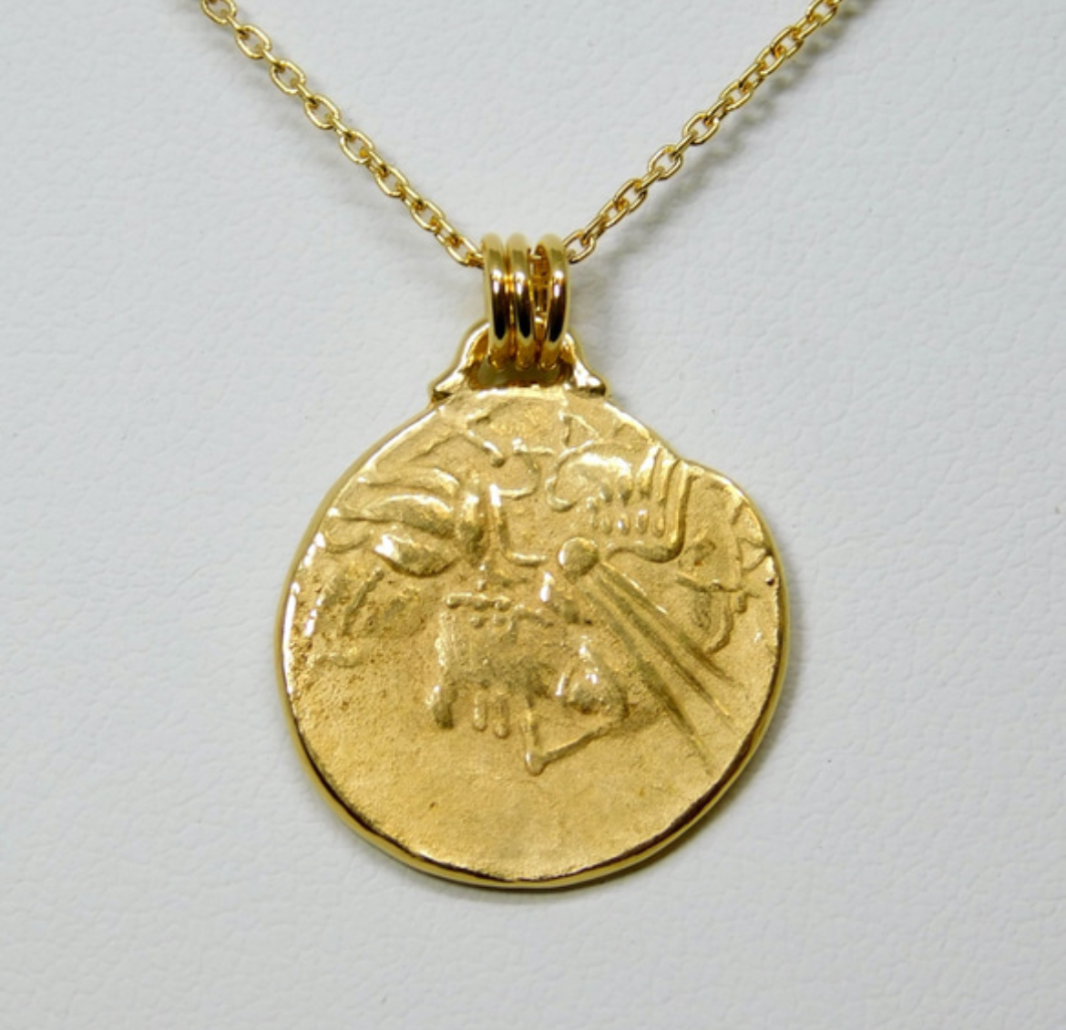 チャリオットのコインネックレス（両面タイプ・金色 or 銀色）