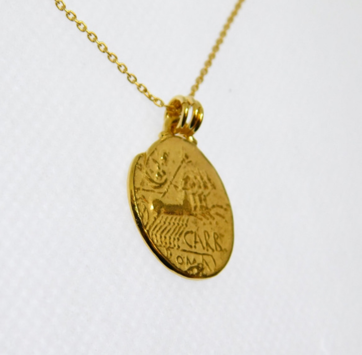 チャリオットのコインネックレス（両面タイプ・金色 or 銀色）