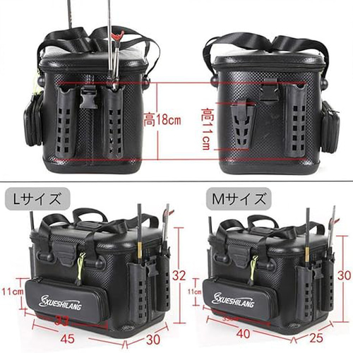 タックルバック 釣りボックス 釣りバケツ バッカン 40L EVA素材 タックルバック 釣りボックス 釣りバケツ バッカン 40L EVA素材