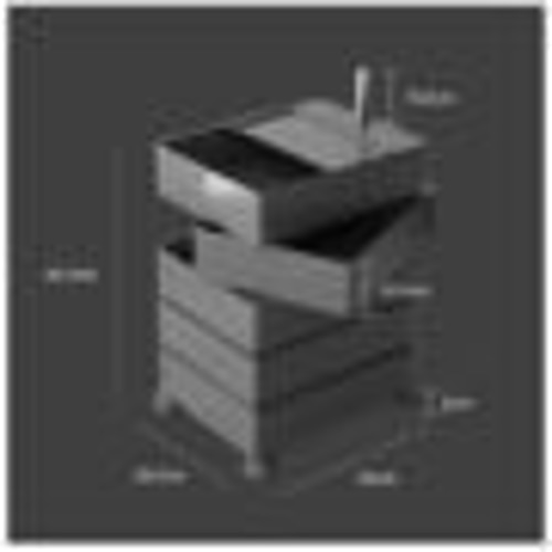 ワゴン キャスター付き 5段トレイ おしゃれ 回転 回転式 キッチン