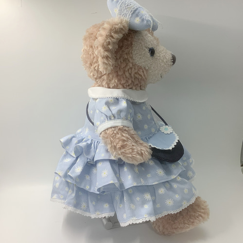 Sサイズシェリーメイ3段フリルワンピースとドロワーズとポシェットの3