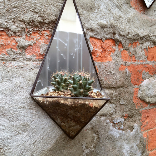 レインボーレインXL：ガラスミラー吊り下げ洗面台 ガーランド