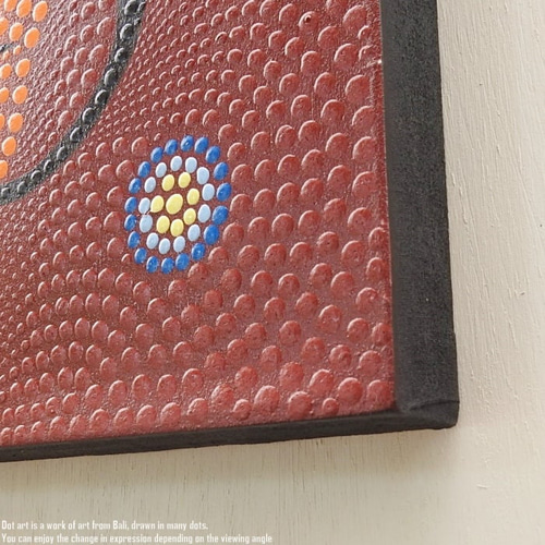 ドットアート 120cm × 40cm 生命の木 ドットペインティング