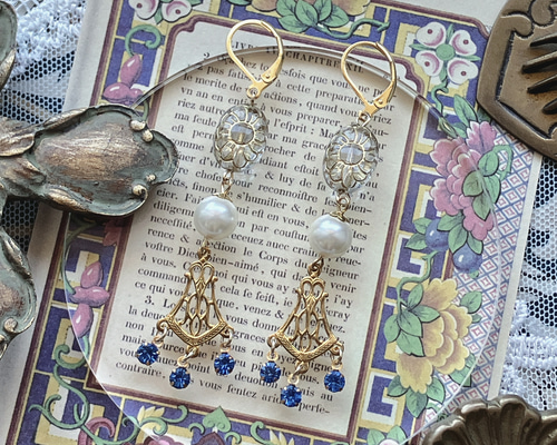 earringNo.172 夜明け前に ピアス（フック・チェーン） VIOLETTA 通販 