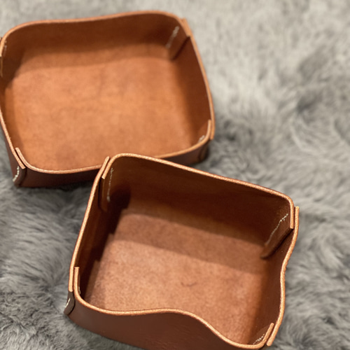 レザーボックス 小物入れ 収納ボックス イタリアンレザー ジュエリー