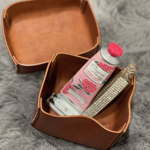 レザーボックス 小物入れ 収納ボックス イタリアンレザー ジュエリー