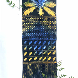 ヨルバ人のろうけつ手拭い130 ハンカチ・手ぬぐい イェミィ 通販