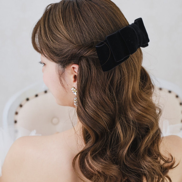 お歳暮 人気 オシャレ MA236【ゼクシィ掲載】リボンヘッドドレス ヘッド ウェディング ヘアアクセサリー