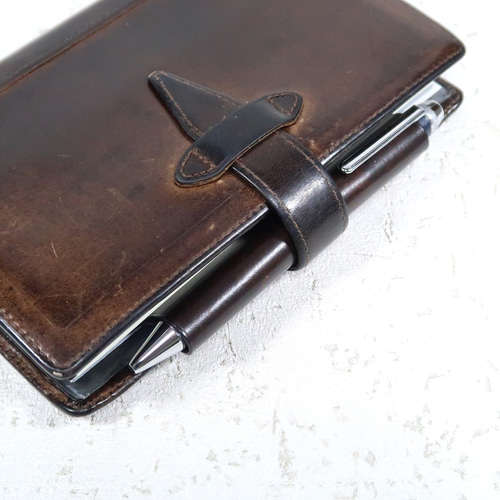 本革仕切りペンケース｜バイブル手帳用 ペンケース 98Leather 通販
