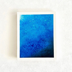 青の絵 涼やかな風と空 クールダウンアート【零111】 絵画 零