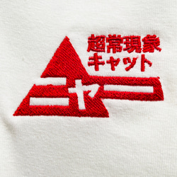 男女兼用Mサイズ 超常現象キャットニャー Tシャツ 4枚目の画像