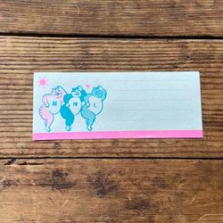 No cat No life 一筆箋12枚入り ピーチ 8枚目の画像