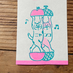 No cat No life 一筆箋12枚入り ピーチ 3枚目の画像