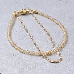 シャンパンクォーツ ハニーカルサイト】心を照らす光 天然石