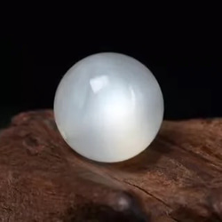 月光石（ムーンストーン）天然水晶宝石 念珠 単珠 一粒の珠 8mm