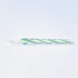 メロンキャンディーのガラスペン(細字) 2枚目の画像