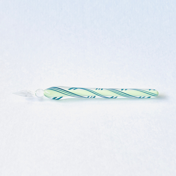 メロンキャンディーのガラスペン(細字) 2枚目の画像