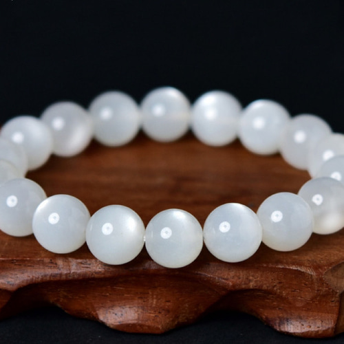 月光石（ムーンストーン）天然水晶 宝石 念珠 単珠 一粒の珠 11mm  