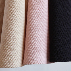 【選べる3色◎】ワッフルふくれジャガード フレアスカート【ブラック】 10枚目の画像