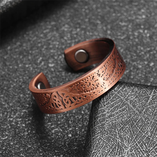 純銅製ジュエリー 純銅磁気エネルギー リング 指輪 銅ブレスレット