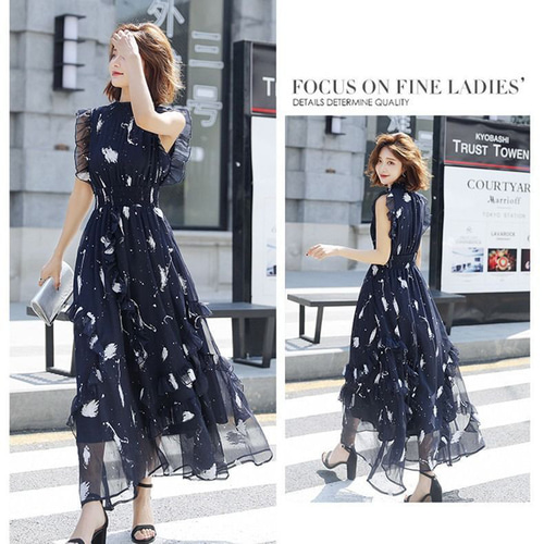 ロングワンピース シフォン ノースリーブ ワンピース 透け感 夏 ロングワンピース シフォン ノースリーブ ワンピース 透け感 夏