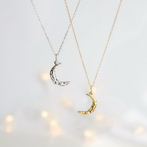 コーデが完成♪ラピスラズリ・三日月ネックレス+ブレスレット3点set