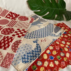 A4ランチョンマット3枚セット入園入学ランチクロスナフキン☆和柄日本