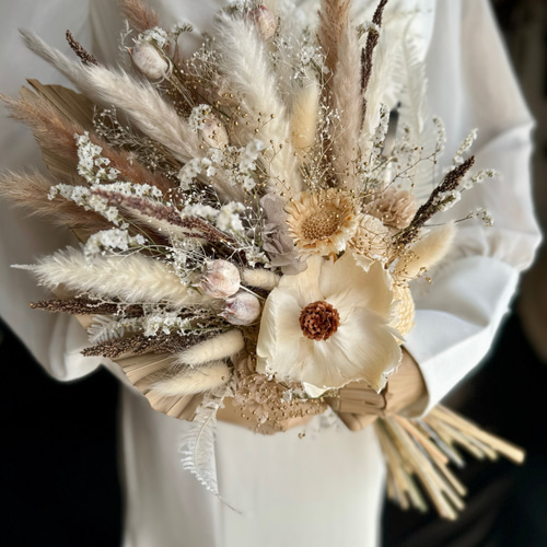 ウェディングブーケ ドライフラワー 秋のドライブーケ ギフトブーケ