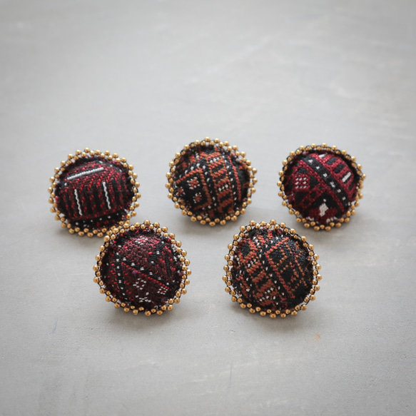 刺繍ブローチ（バローチ族） 5枚目の画像