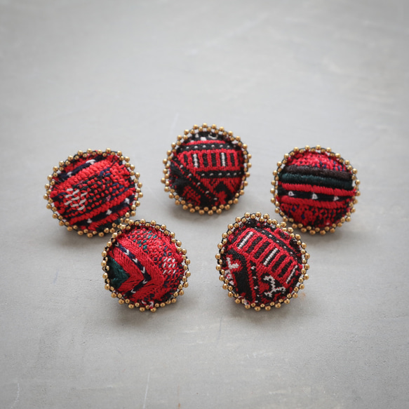 刺繍ブローチ（バローチ族） 4枚目の画像