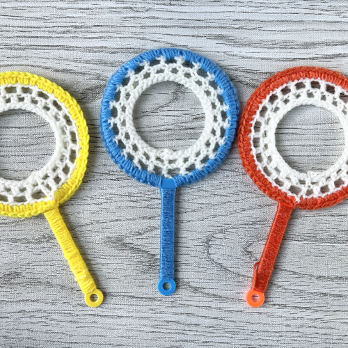 編みぐるみ☆金魚すくい（3匹セット） おもちゃ・人形 Atelierすーじー