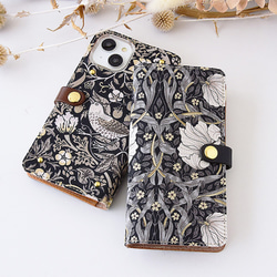 モリス スマホケース 手帳型 本革 ほぼ全機種対応 栃木レザー