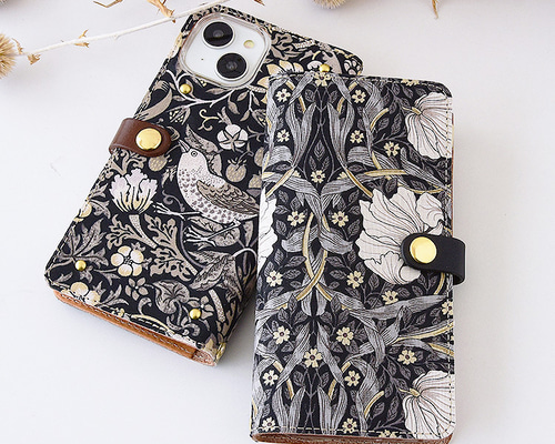 モリス スマホケース 手帳型 本革 ほぼ全機種対応 栃木レザー