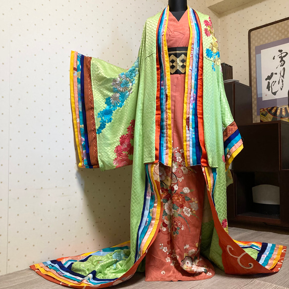 かずたん様 オーダー品】 打ち掛け リメイク 舞台衣装 その他 