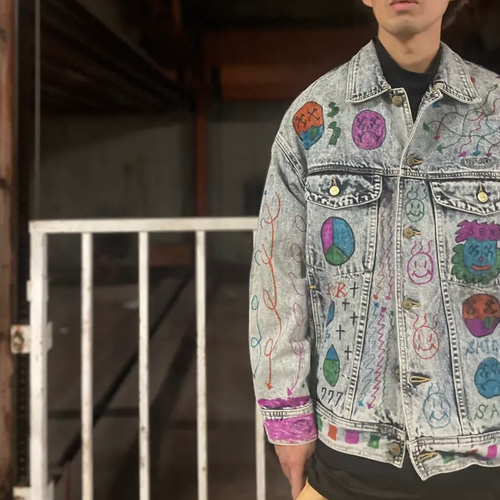 古着 ヴィンテージ vintage ジャケット ケミカルジャケット Gジャン