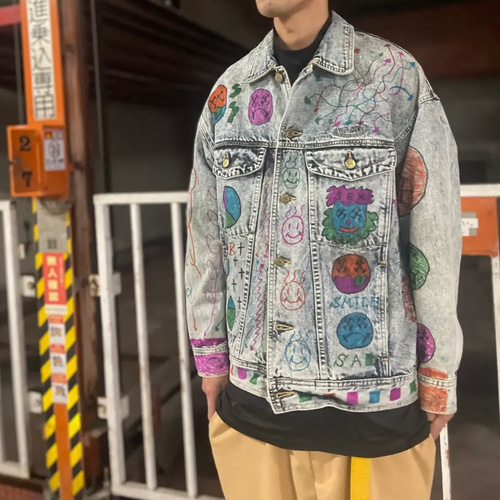 古着 ヴィンテージ vintage ジャケット ケミカルジャケット Gジャン