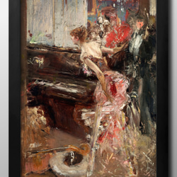 15166□ポスター アート 絵画『ジョヴァンニ・ボルディーニ』北欧 A3